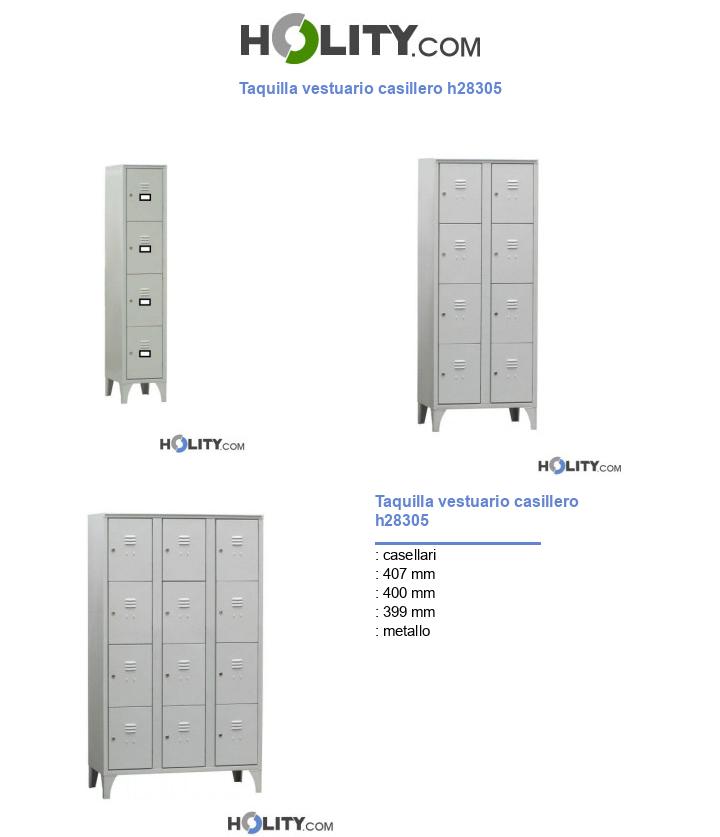 Taquilla vestuario casillero h28305