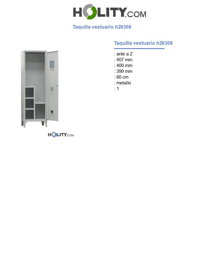 Taquilla vestuario h28308
