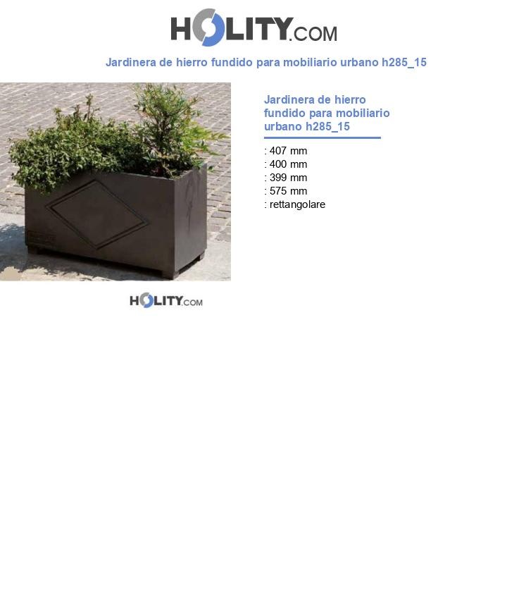 Jardinera de hierro fundido para mobiliario urbano h285_15
