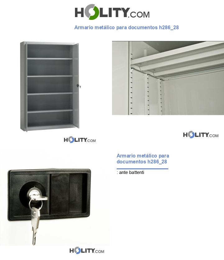 Armario metálico para documentos h286_28