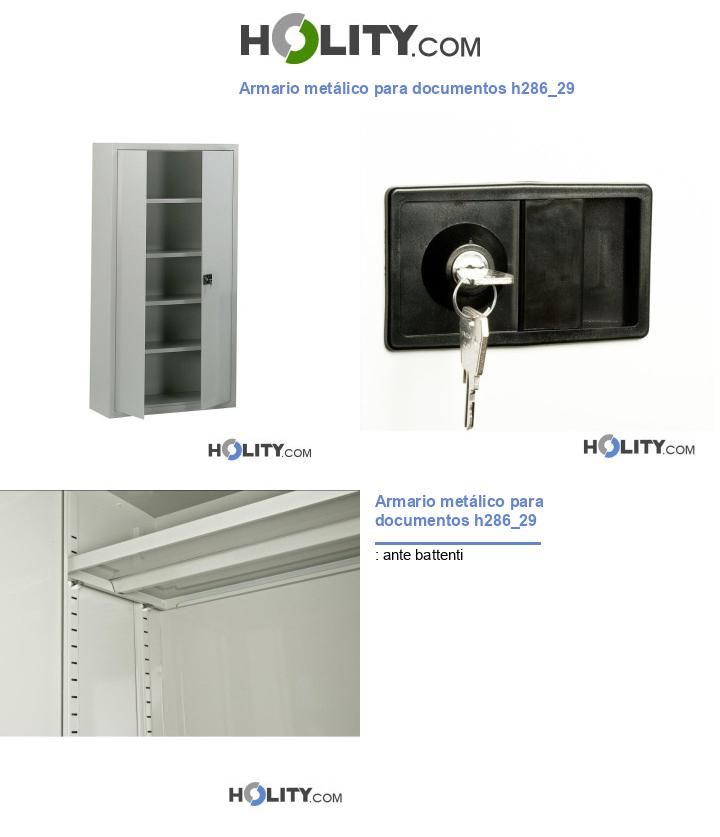 Armario metálico para documentos h286_29