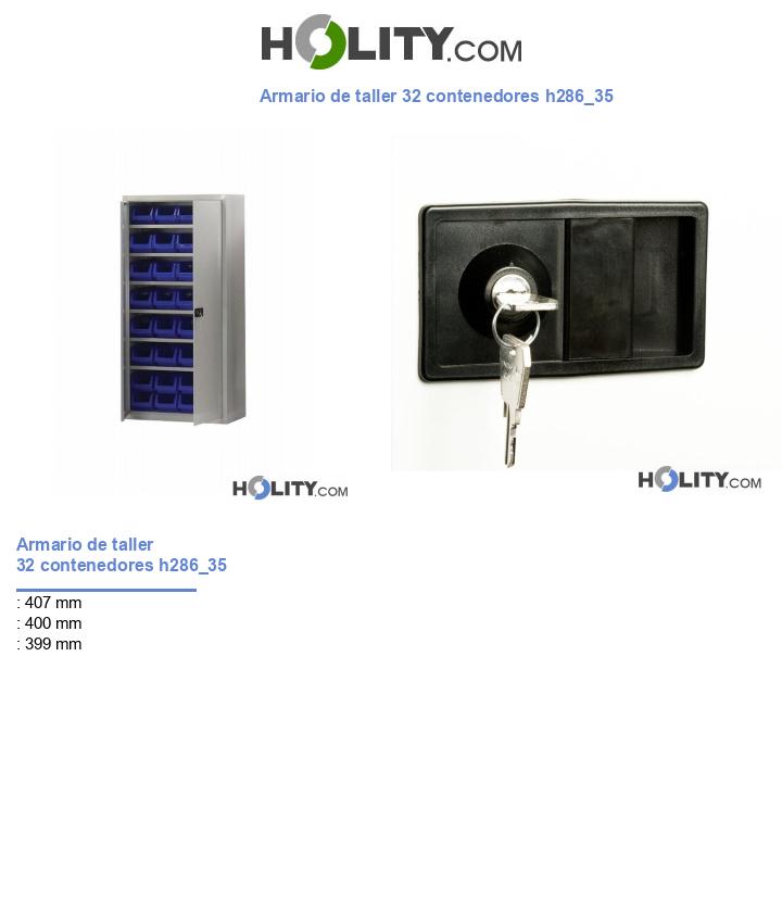 Armario de taller 32 contenedores h286_35