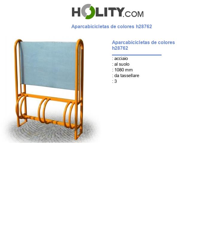 Aparcabicicletas de colores h28762