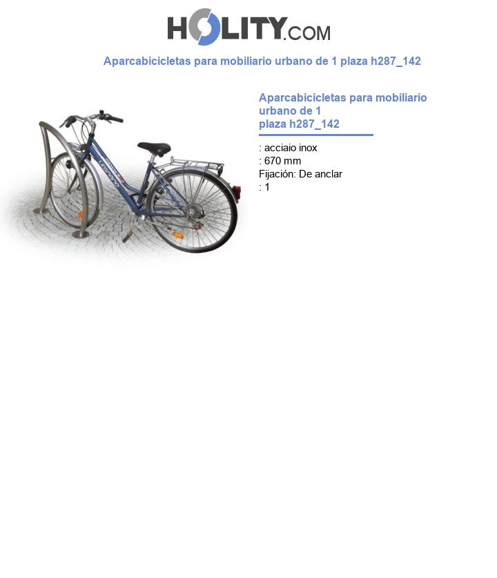 Aparcabicicletas para mobiliario urbano de 1 plaza h287_142