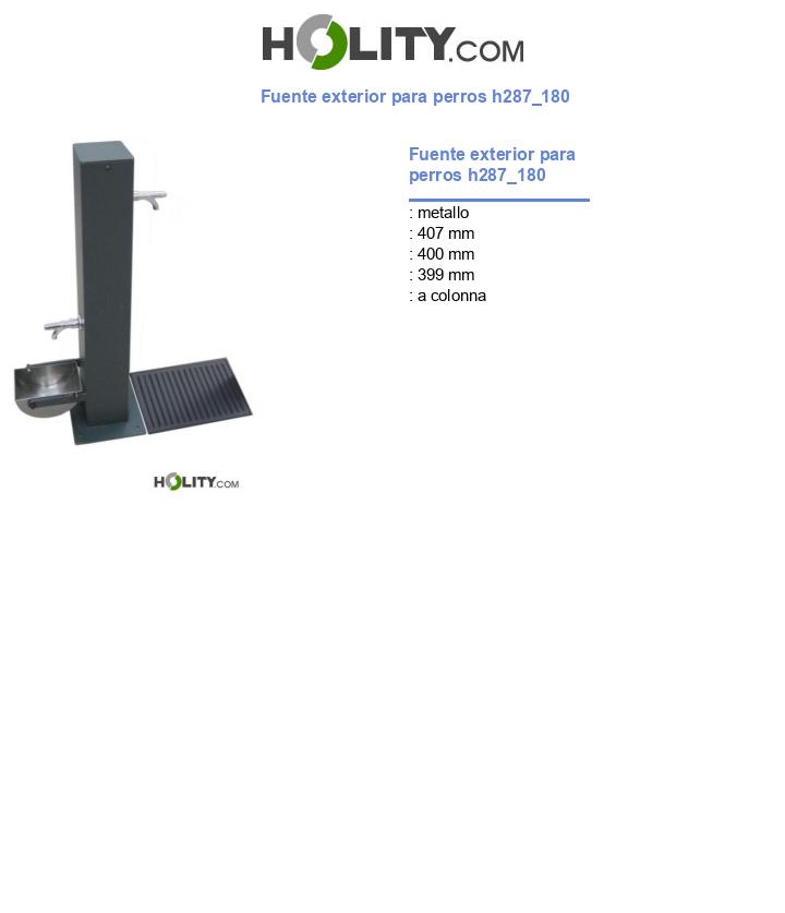Fuente exterior para perros h287_180