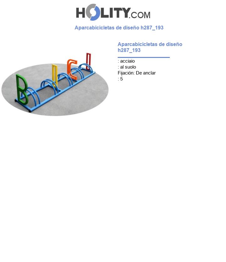 Aparcabicicletas de diseño h287_193