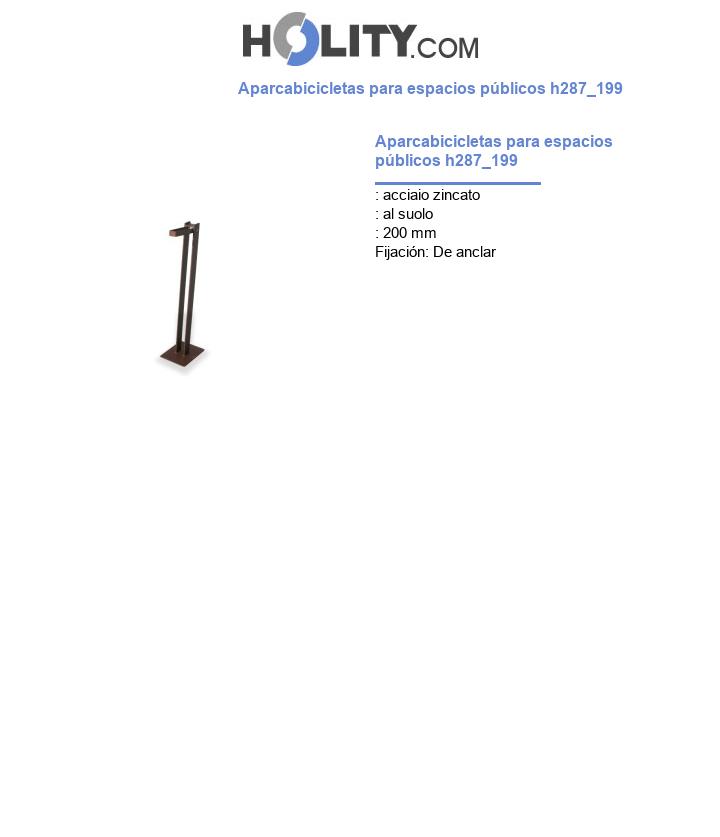 Aparcabicicletas para espacios públicos h287_199