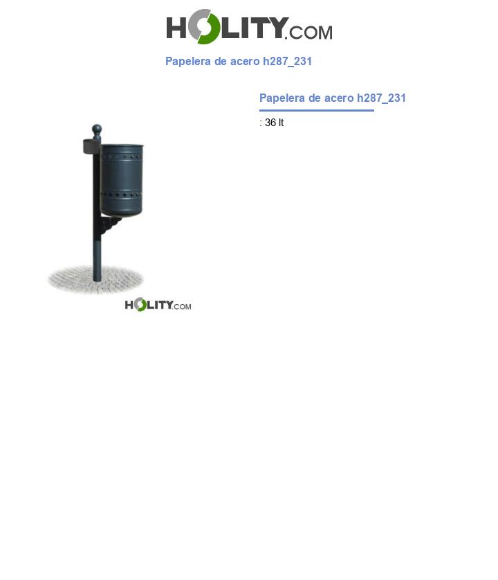 Papelera de acero h287_231