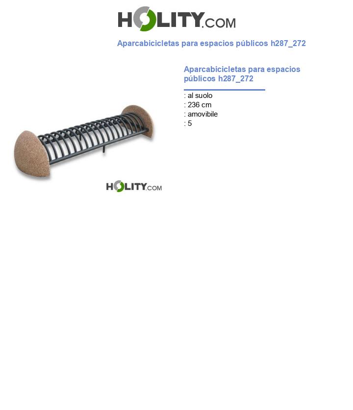 Aparcabicicletas para espacios públicos h287_272