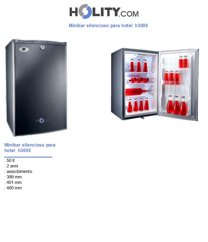 Minibar silencioso para hotel  h3005