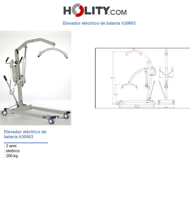 Elevador eléctrico de batería h30903