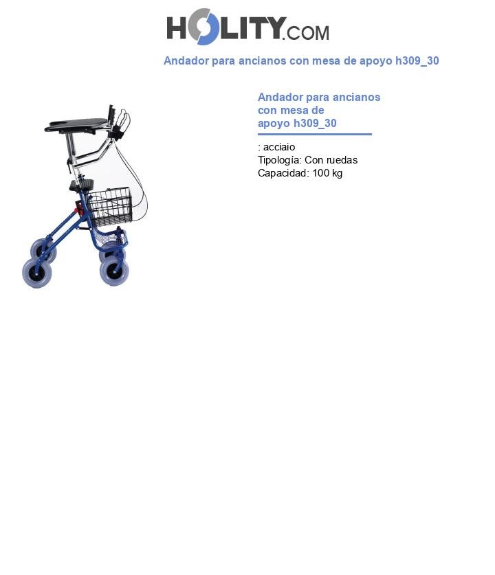 Andador para ancianos con mesa de apoyo h309_30