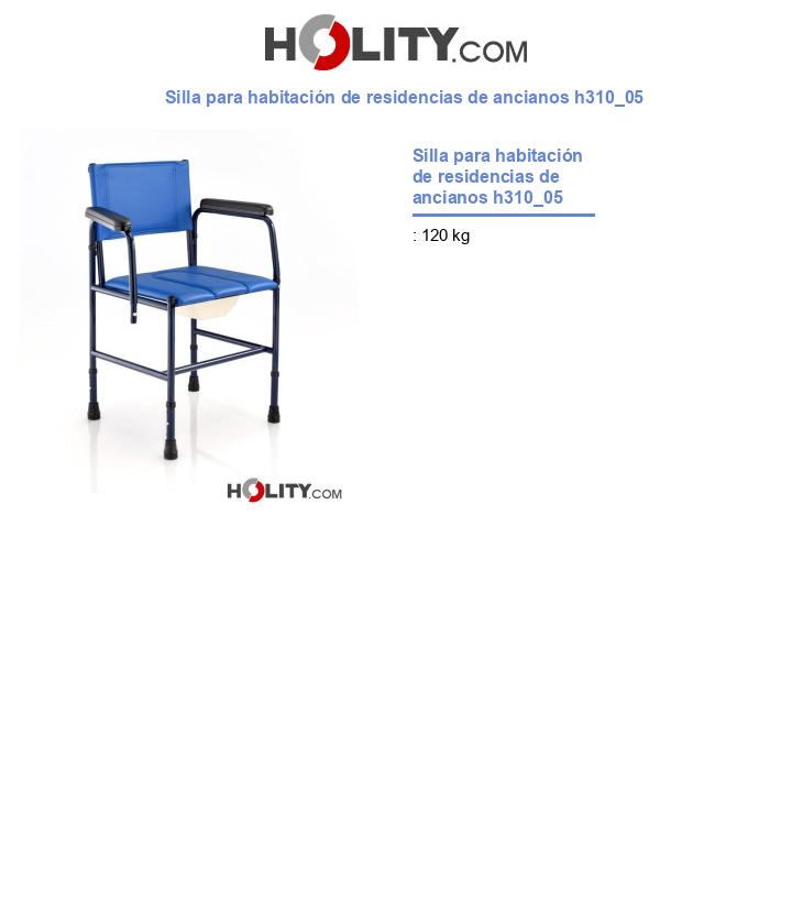 Silla para habitación de residencias de ancianos h310_05