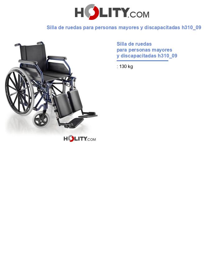Silla de ruedas para personas mayores y discapacitadas h310_09