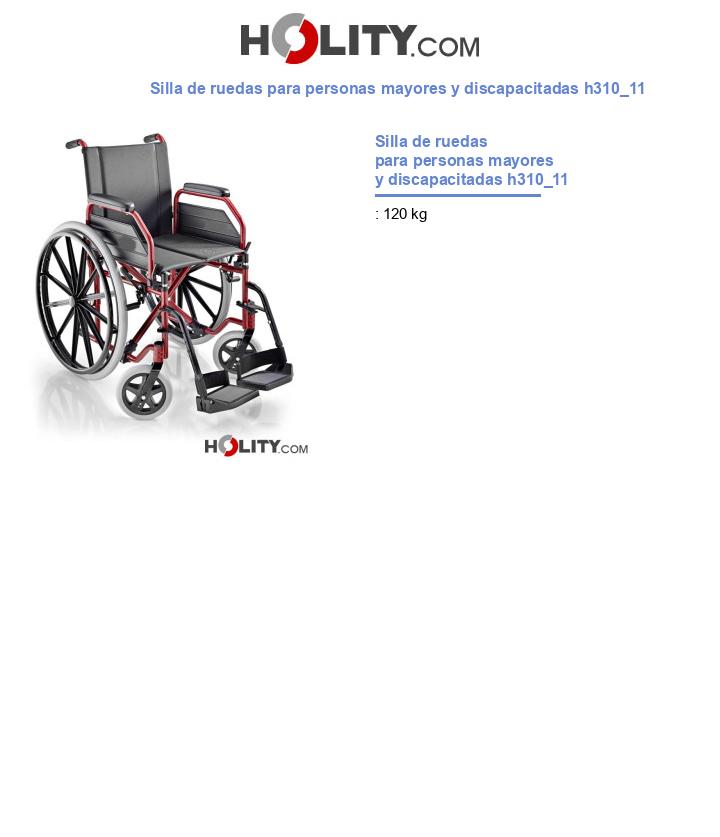 Silla de ruedas para personas mayores y discapacitadas h310_11