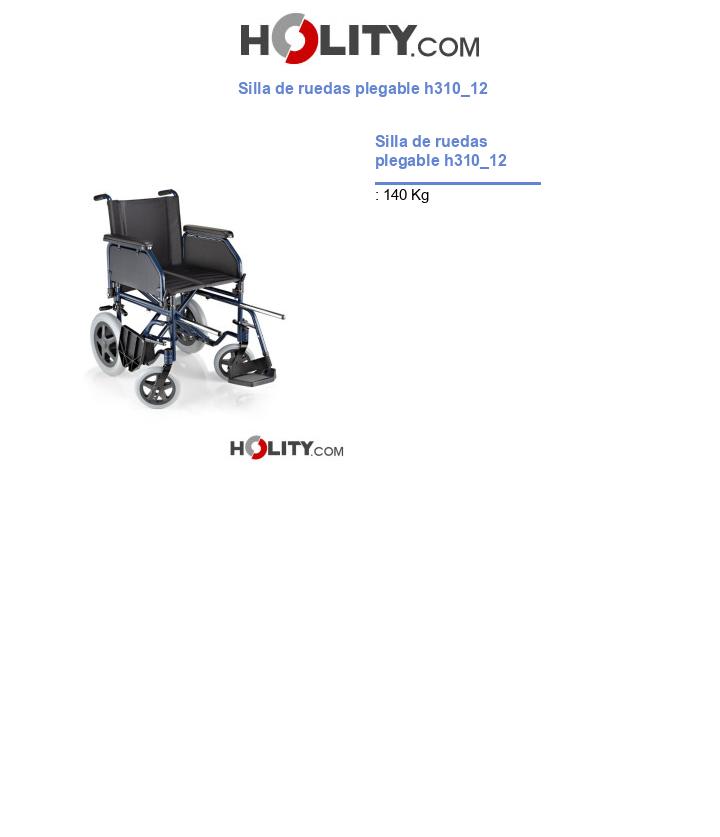 Silla de ruedas plegable h310_12