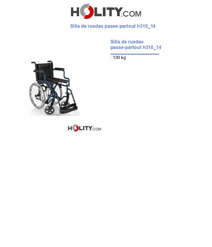 Silla de ruedas passe-partout h310_14