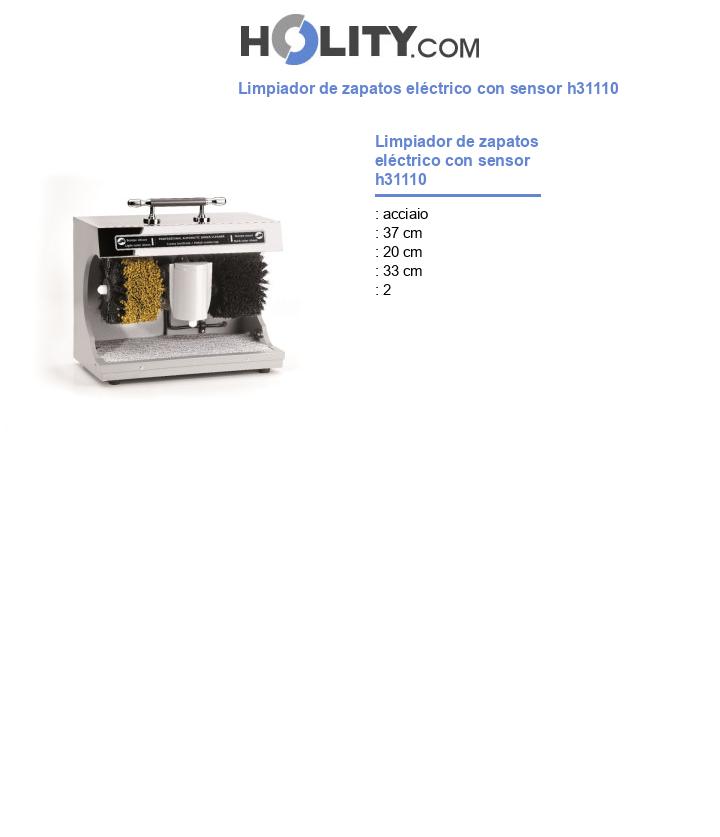 Limpiador de zapatos eléctrico con sensor h31110