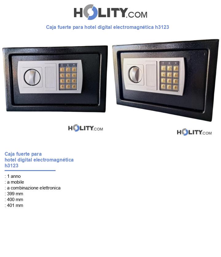 Caja fuerte para hotel digital electromagnética h3123