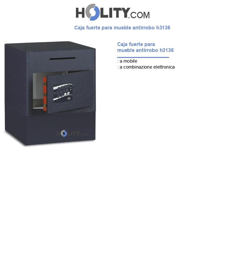 Caja fuerte para mueble antirrobo h3136