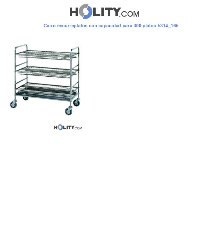 Carro escurreplatos con capacidad para 300 platos h314_165