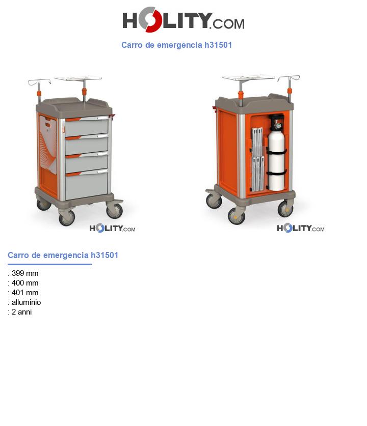 Carro de emergencia h31501