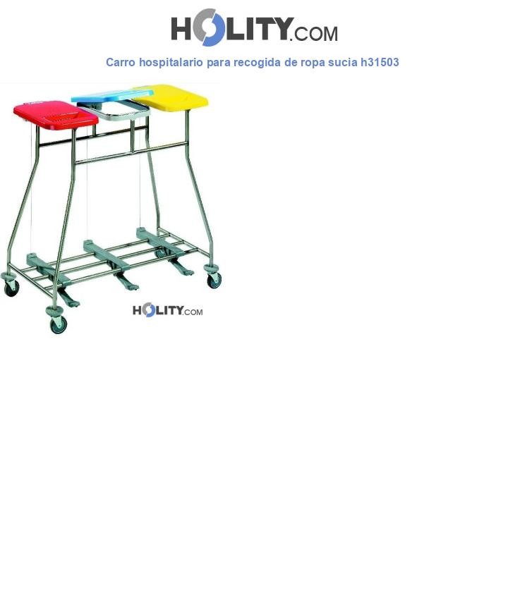 Carro hospitalario para recogida de ropa sucia h31503