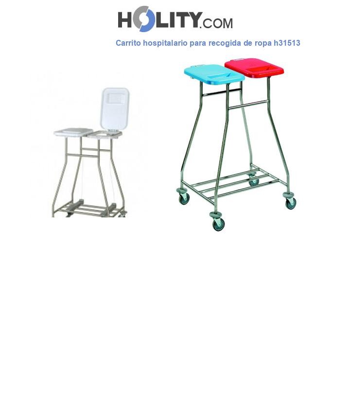 Carrito hospitalario para recogida de ropa h31513