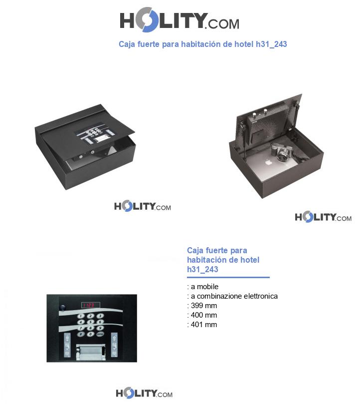 Caja fuerte para habitación de hotel h31_243