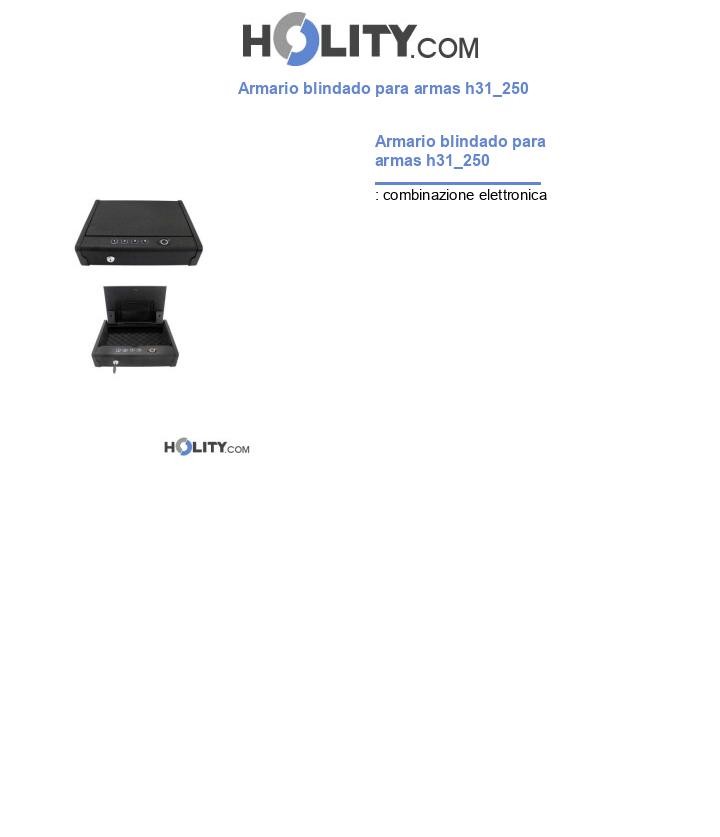 Armario blindado para armas h31_250