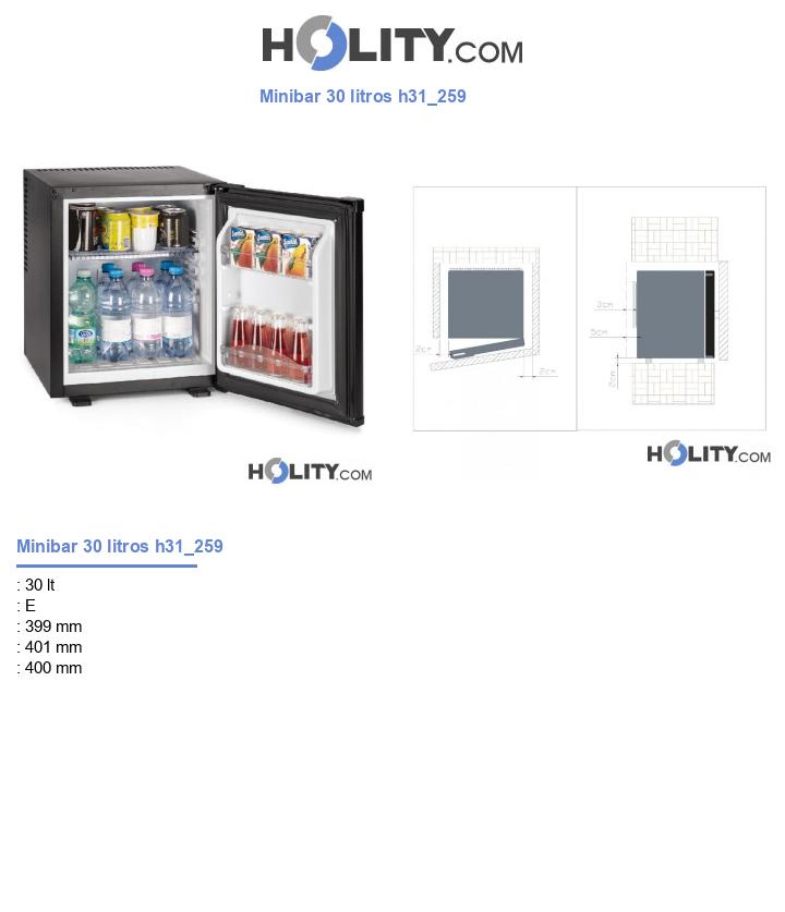Minibar 30 litros h31_259