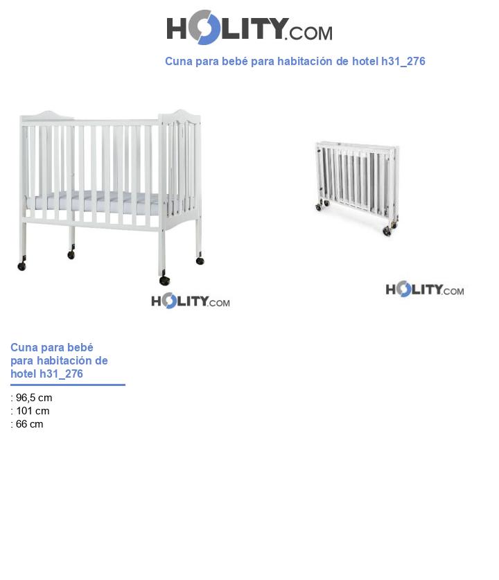 Cuna para bebé para habitación de hotel h31_276