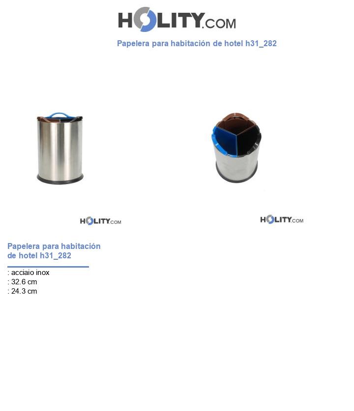 Papelera para habitación de hotel h31_282