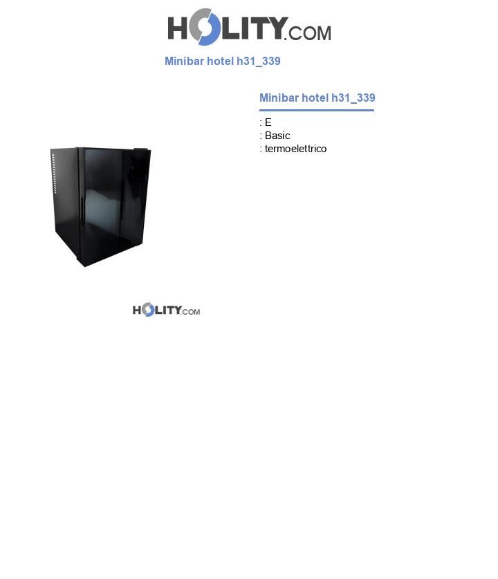 Minibar hotel h31_339