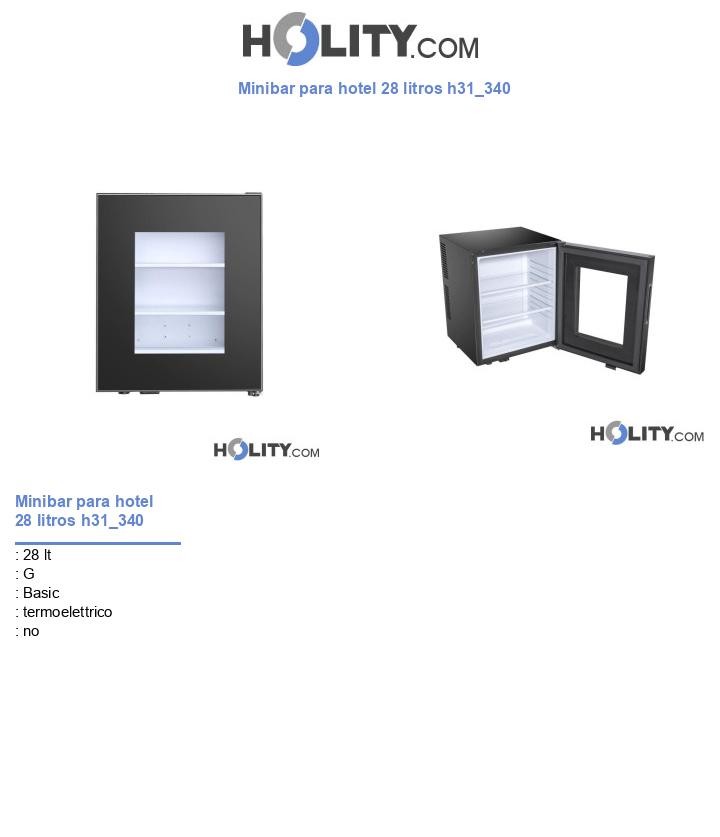 Minibar para hotel 28 litros h31_340