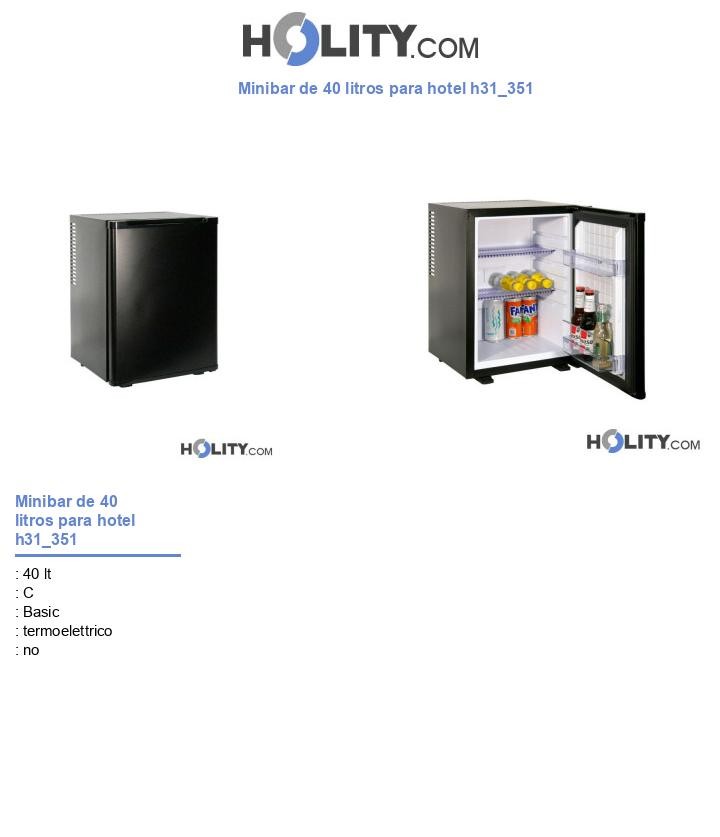 Minibar de 40 litros para hotel h31_351