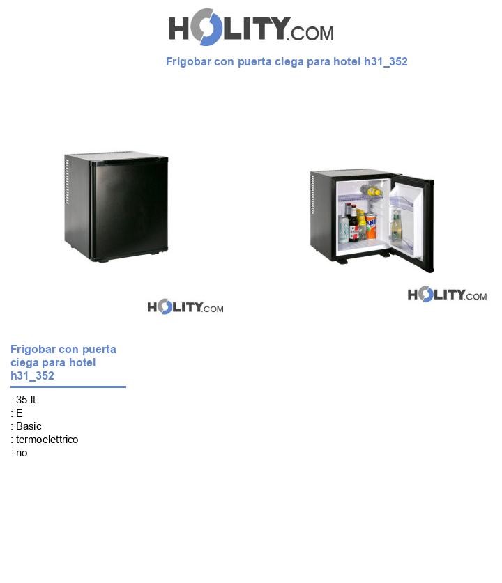 Frigobar con puerta ciega para hotel h31_352