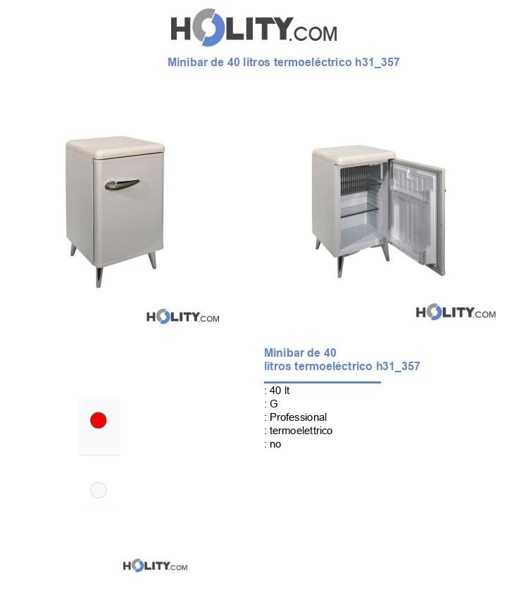 Minibar de 40 litros termoeléctrico h31_357
