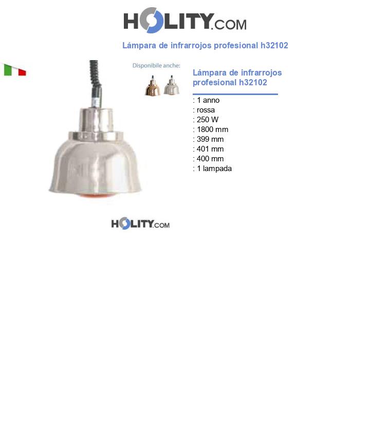 Lámpara de infrarrojos profesional h32102