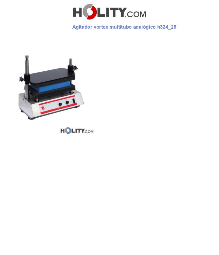 Agitador vórtex multitubo analógico h324_28