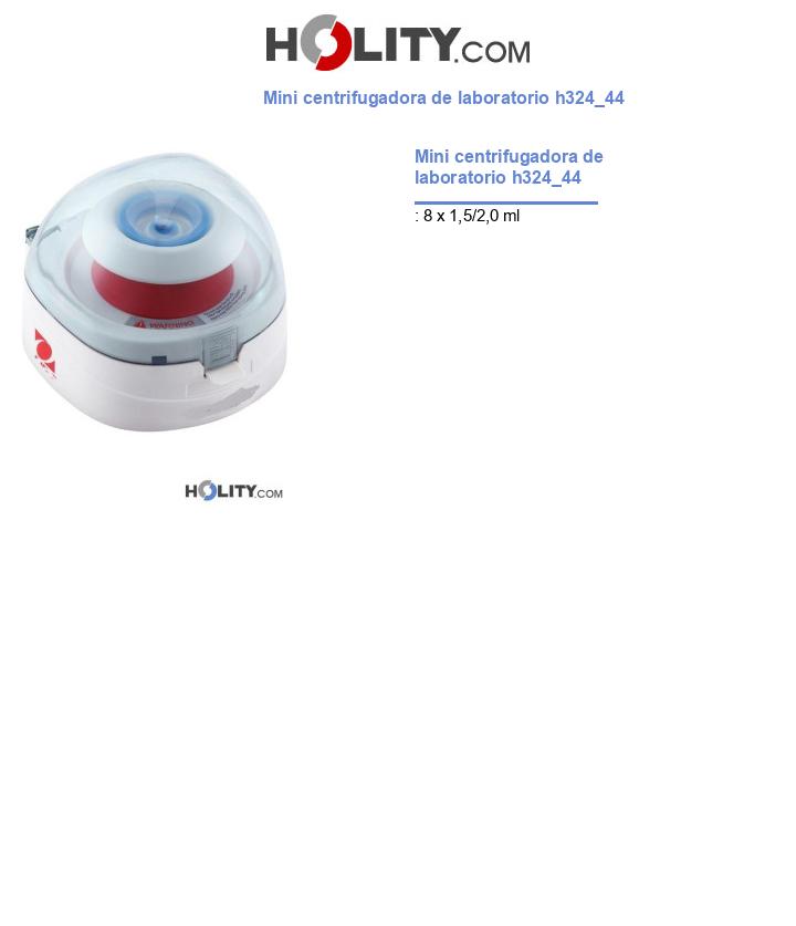 Mini centrifugadora de laboratorio h324_44