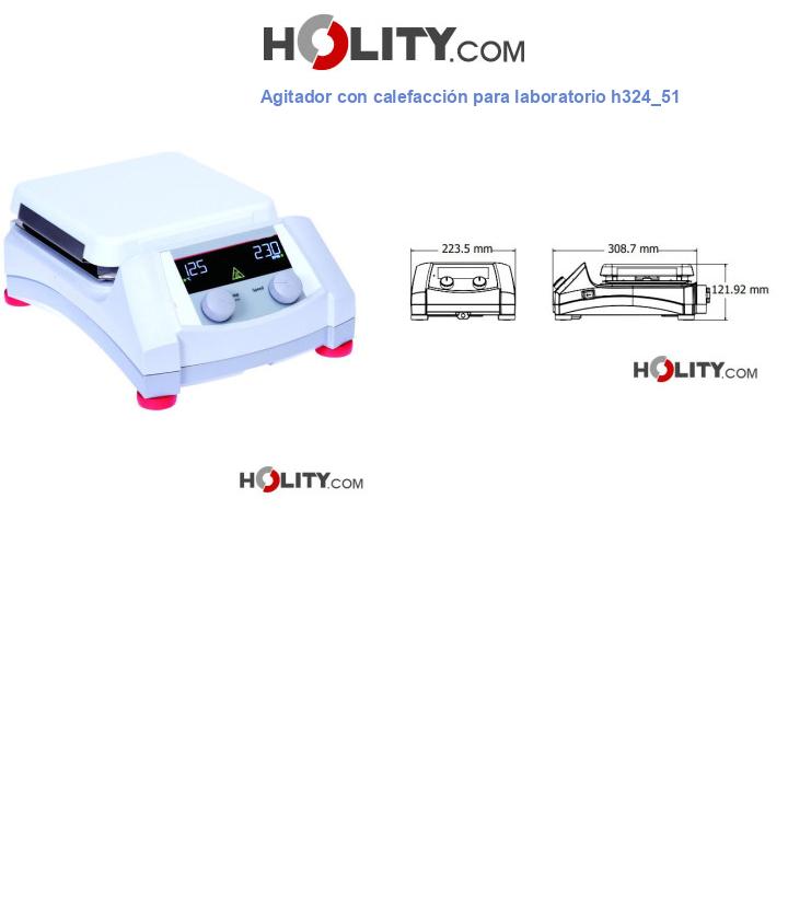 Agitador con calefacción para laboratorio h324_51
