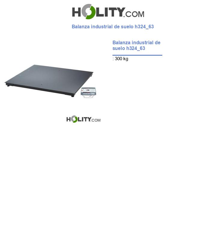Balanza industrial de suelo h324_63
