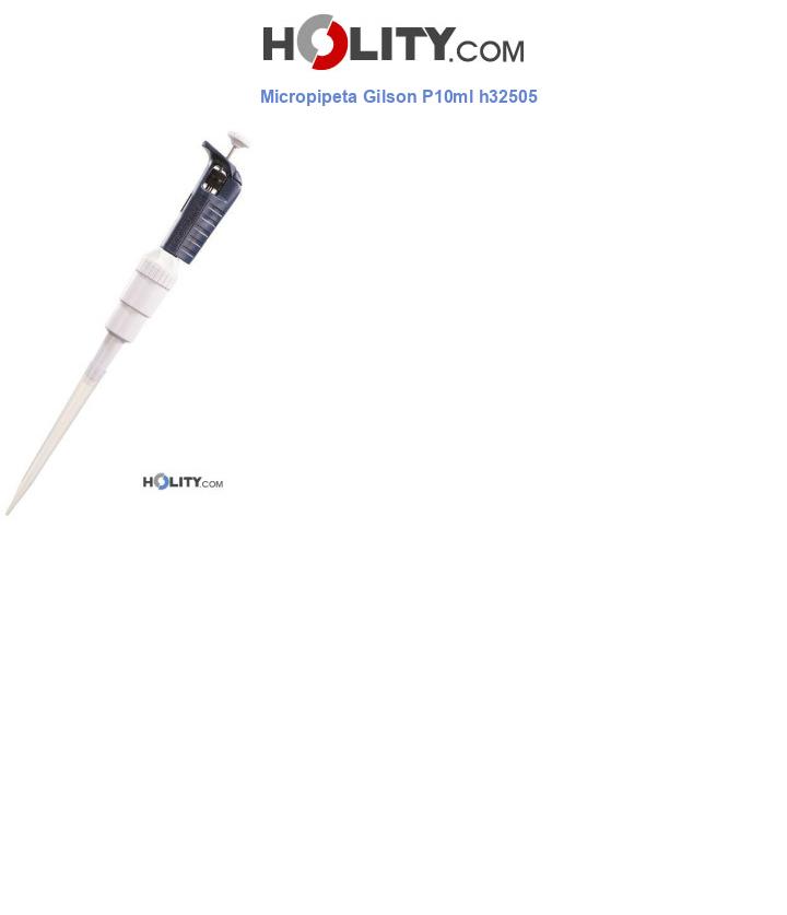 Micropipeta Gilson P10ml h32505