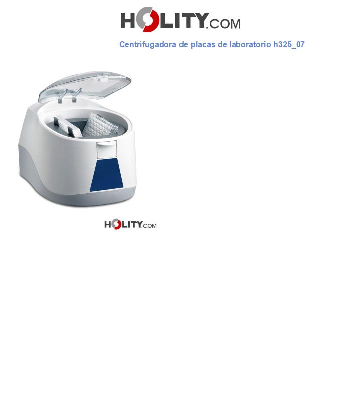 Centrifugadora de placas de laboratorio h325_07