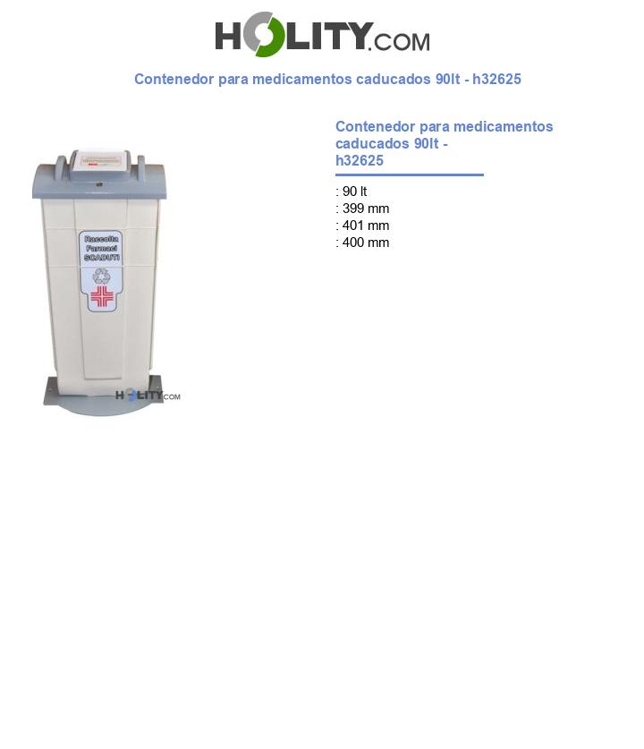 Contenedor para medicamentos caducados 90lt - h32625