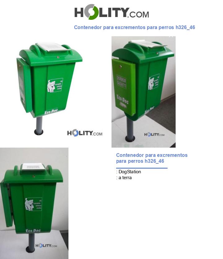 Contenedor para excrementos para perros h326_46