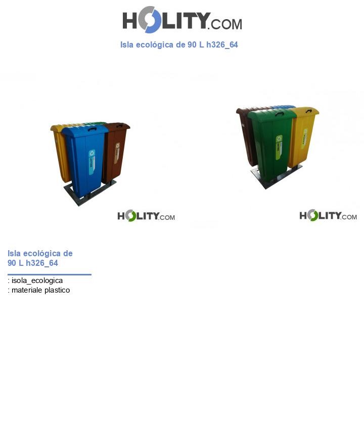 Isla ecológica de 90 L h326_64