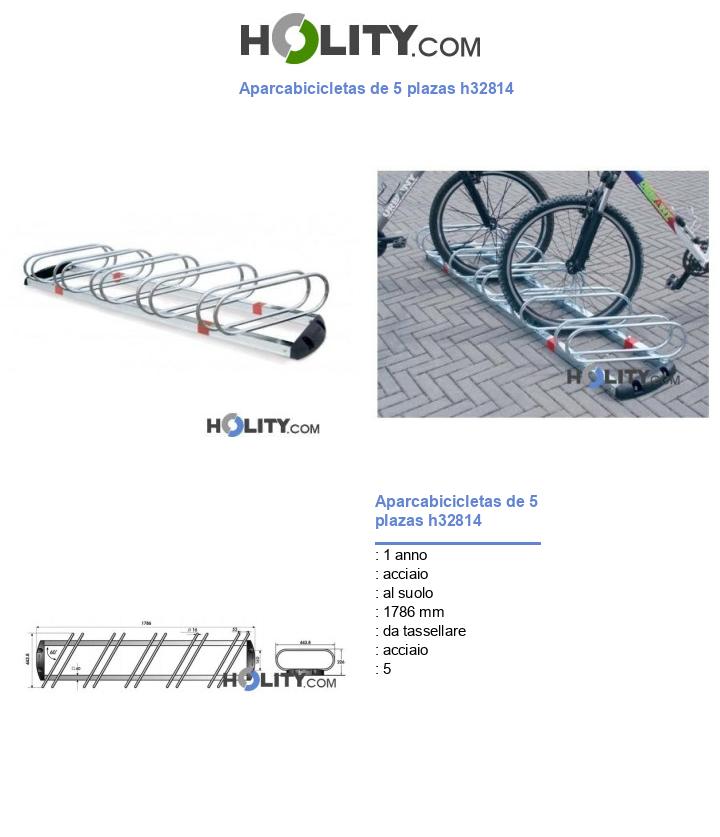 Aparcabicicletas de 5 plazas h32814