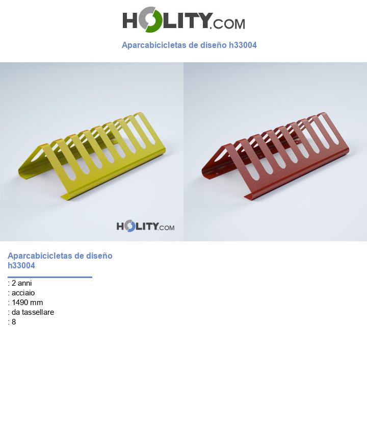 Aparcabicicletas de diseño h33004